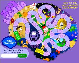 game board for math playing
